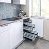 cassetto telescopico bremermann da 45 cm con ripiano, Anteprima dell’immagine prodotto 8