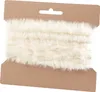 1 Fellborte 1,6 m x 2 cm Fellbesatz Kunstfell Kunstpelz Fellstrang Fellstoff creme Produktbild-Vorschau