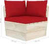 Garten-Palettensofa 2-Sitzer mit Kissen Fichtenholz , Produktbild-Vorschau 7