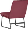 vidaXL Loungesessel Weinrot 52x75x76 cm Stoff Produktbild-Vorschau 5