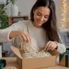 Weißes Papierfüllmaterial 100 g – Dekofüllung für Geschenkkörbe, Boxen & Pakete Produktbild-Vorschau