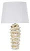 Mauro Ferretti Tischlampe Glam-Weltraum E27 Ø 33x53 cm weiß Produktbild-Vorschau 1