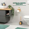 eluno Toilettenpapierhalter mit Ablage aus Bambus, zum Produktbild-Vorschau 2