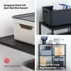 Jive opbergbox met deksel, 16 liter, 3-delig. Stapelbare Productafbeelding-voorbeeld 5