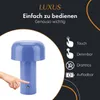 Luxury - Lampada da tavolo touch - Luna - Blu - H20 x Ø10 Anteprima dell’immagine prodotto 2