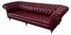 Design Sofa 4 Sitzer Couch Luxus Klassische Leder Produktbild-Vorschau 2