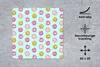 MuchoWow® Mauspad Mousepad Farben - Muster - Donut 30x30 cm Produktbild-Vorschau 2