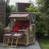 Strandkorb-Set - bene living - Königssee Teak - PE grau- Produktbild-Vorschau 20
