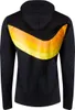Pong - Wave Stripe Men's Zipper Hoodie Black-L Produktbild-Vorschau 2
