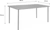 sweeek - Gartentisch aus Stahl 6-8 Plätze - Beige Produktbild-Vorschau 6