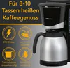 CLATRONIC 263991 KA 3327 Kaffeemaschine schwarz, 8-10 Náhľad obrázku produktu 10
