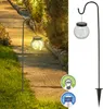 Solar LED Leuchte H70cm Gartenstecker Kugel Crackle-Design Produktbild-Vorschau 1