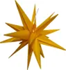 Stella LED in plastica gialla 25cm batteria 6/18h timer Anteprima dell’immagine prodotto 2