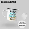 Trendation - Lesen Emaille Emaille Tasse Leseratte Produktbild-Vorschau 3