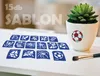 Tytoo. Pochoirs de tatouage - audacieux 15pcs Voir les images du produit 6
