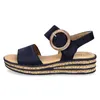 Gabor Sandalette 550.36, Rauleder, Blau, Damen Produktbild-Vorschau 23