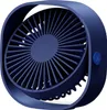 A blue portable fan is shown in a studio setting. Produktbild-Vorschau