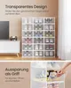 Schuhboxen, 18er Set, durchsichtig, aus Kunststoff, mit Produktbild-Vorschau 11