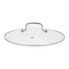 A clear studio shot of a pot lid. Voir les images du produit