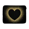 MuchoWow® Laptop Hülle 17 Zoll Laptoptasche Goldenes Herz Produktbild-Vorschau 1