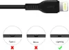Hoco Cavo USB X20 - Cavo di ricarica Lightning da 3 m cavo Anteprima dell’immagine prodotto 5