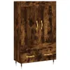 vidaXL Credenza rovere affumicato 69,5x31x115 cm materiale Anteprima dell’immagine prodotto 2