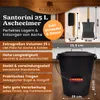 BLACK OAK Ascheeimer SANTORINI 25L – Set mit Schaufel & Produktbild-Vorschau 2