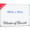 A whiteboard with dimensions and brand name displayed. Náhled obrázku produktu