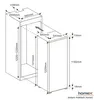 homeX CB1991E Einbaukühlschrank ohne Gefrierfach, 122cm Produktbild-Vorschau 3