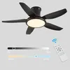 SX013-120 čierny stropný ventilátor s LED osvetlením s Náhľad obrázku produktu 2