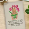 Mr. & Mrs. Panda Tagebuch Hase Tulpen - Transparent - Produktbild-Vorschau 2