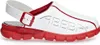 Abeba 7313 Clog weiß/rot mit Aufdruck  - 41 Produktbild-Vorschau 3