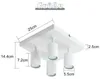 ZMH LED Deckenleuchte Weiß Deckenstrahler: GU10 Deckenlampe Produktbild-Vorschau 7