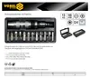 Vorel Chrom-Schlagschraubendreher + 12 Bits 65123 Produktbild-Vorschau 8