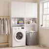 HOMCOM Waschmaschinenschrank, Hochschrank, Toilettenregal Produktbild-Vorschau 8