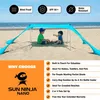 SUN NINJA Mini Strandzelt Sonnenschutz - Kleines Produktbild-Vorschau 6