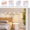 ZMH Spot de plafond 4 flammes en bois Plafonnier Blanc GU10 Voir les images du produit 6