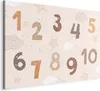 Italienischer Leinwand Leinwandbild - Jumping Numbers - Produktbild-Vorschau 1