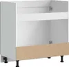 vidaXL Élément bas pour évier Porto gris béton 80x46x81,5 Voir les images du produit 7