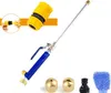A set of car wash accessories including a high-pressure washer gun, nozzles, a connector, and a wash mitt, displayed against a white background. Náhľad obrázku produktu