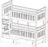 FURNLUX Bunk Bed Monika Weiss 90x200cm / Hauptfarbe: Weiß / Produktbild-Vorschau 8