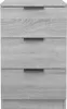noční stolek vidaXL Grey Sonoma 40x36x65 cm Náhled obrázku produktu 4