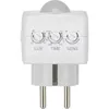 A white plug-in PIR motion detector with adjustable dials. Produktbild-Vorschau