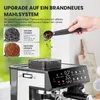 Zimilo Kaffeemaschine mit Mahlwerk, 1350W, Doppelboiler & Produktbild-Vorschau 6