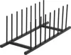 Organizer per piatti e coperchi in metallo nero, stile Anteprima dell’immagine prodotto 3
