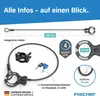 FISCHER Antivol à câble pour vélo avec collier Longueur : Voir les images du produit 9