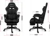 Sedia da gioco Huzaro Force 4.7 Carbon Mesh Anteprima dell’immagine prodotto 22