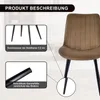 Chaise de salle à manger HOMAVO – Chaise confortable en Voir les images du produit 5