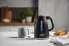 Waterkoker Russell Hobbs Textures, 2400 W, 1,7 liter, zwart Productafbeelding-voorbeeld 2