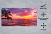 MuchoWow® Mauspad Mousepad Sonne - Horizont - Rosa - Palme Produktbild-Vorschau 2
